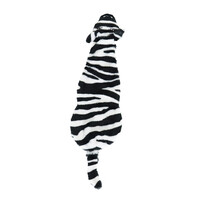 BOON HOND SPEELG. Boon hond zebra pluche + piep zwart/wit 55cm