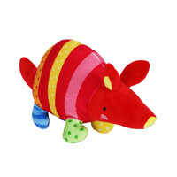 BOON HOND SPEELG. Boon hond gordeldier pluche multicolor+piep eco 26cm