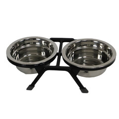 Boon Boon dinnerset pl.+2 Rvs bakken zwart 14cm