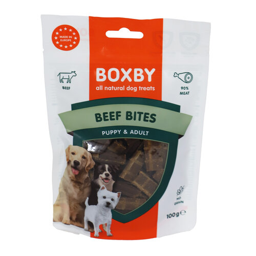 Proline Boxby Proline boxby beef bites 100 gram