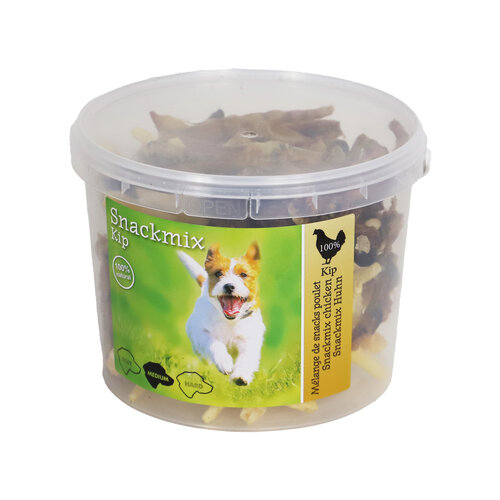 Natuurlijke snack Natuurlijke snack snackmix kip 500 gram in emmer