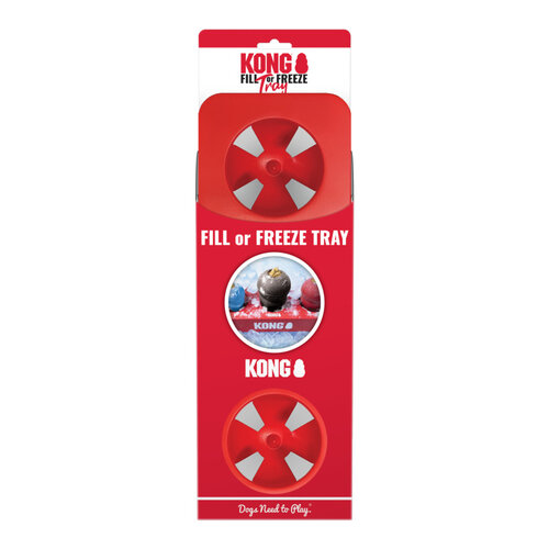 KONG hond Kong fill or freeze tray rood