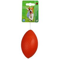 BOON HOND SPEELG. Boon apporteerbal rugbybal EVA drijvend oranje 15cm