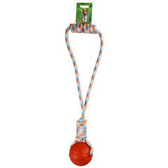 BOON HOND SPEELG. Boon apporteerbal + lus EVA drijvend oranje 45/9cm