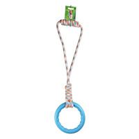 BOON HOND SPEELG. Boon apporteerring + lus EVA drijvend blauw 55/16cm