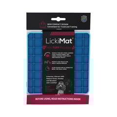 LICKIMAT Lickimat likmat mini tuff playdate hond turquoise 15cm