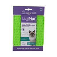 LICKIMAT Lickimat likmat mini soother kat groen 15cm