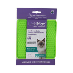 LICKIMAT Lickimat likmat mini soother kat groen 15cm