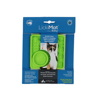 LICKIMAT Lickimat likmat kitty groen 10cm