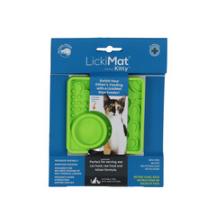 LICKIMAT Lickimat likmat kitty groen 10cm