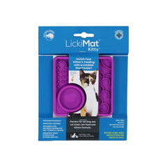 LICKIMAT Lickimat likmat kitty paars 10cm