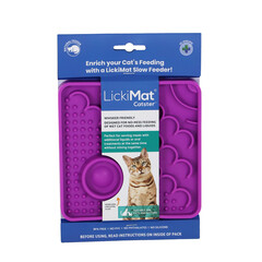LICKIMAT Lickimat likmat catster paars 15cm