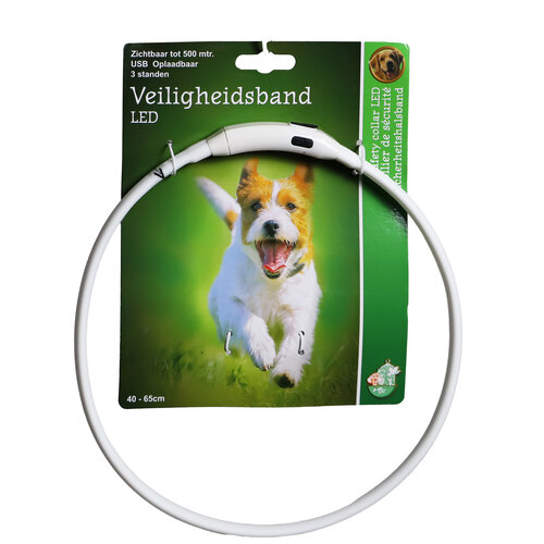 Boon Boon veiligheidshalsband LED 50-65cm verstelbaar multicolor