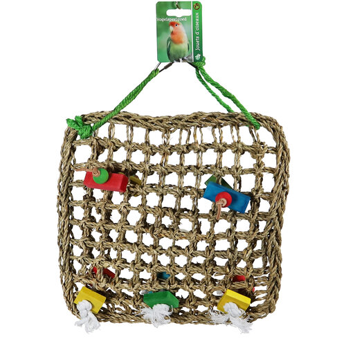 Boon Boon zeegrasklimrek + houten klossen 29x29cm