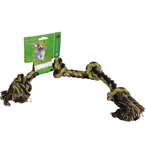 Boon Boon floss toy camouflage 4 knoop