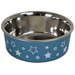 Boon Boon eetbak RVS sterrenprint 13cm/540ml blauw