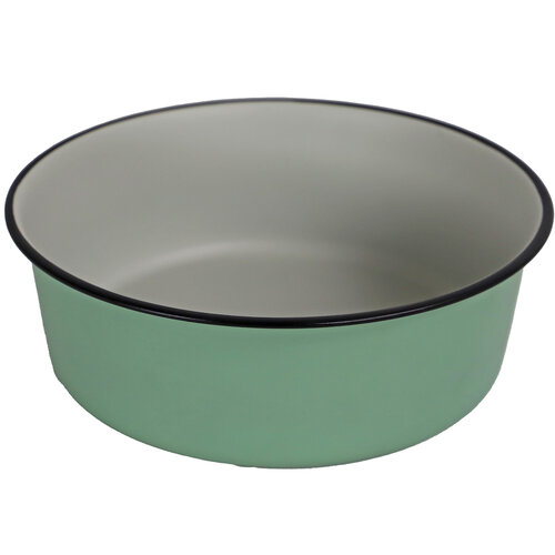 Boon Boon eetbak RVS pawprint 20cm/1900ml mintgreen