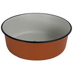 Boon Boon eetbak RVS pawprint 20cm/1900ml terracotta