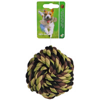 BOON HOND SPEELG. Boon touwbal katoen 10 cm camouflage