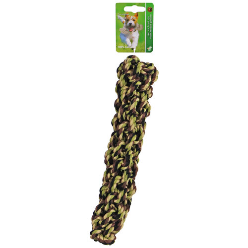 BOON HOND SPEELG. Boon touwstick katoen 25 cm camouflage