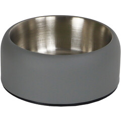 Boon Boon eetbak rvs dubbelwandig matgrijs 15cm/500ml