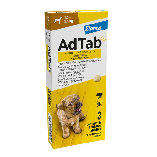 AdTab AdTab Dog 1,3 - 2,5 kg 3 tab.