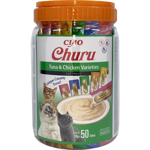 Inaba Inaba Churu Multipack Tuna & Chicken 50 stuks 50 st.