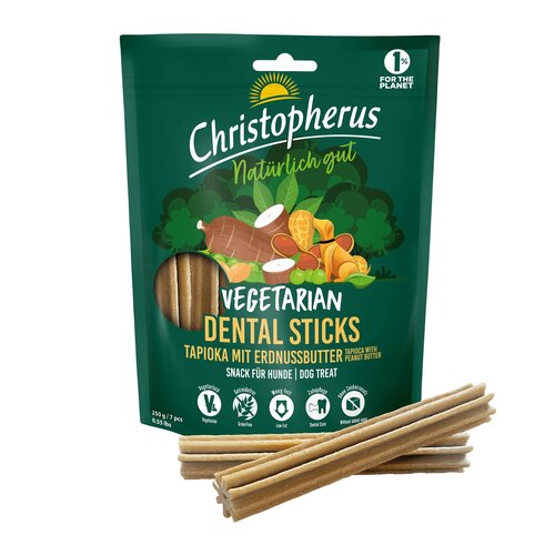 Christopherus Dog food CH Dental Stick Vegetarian 250 gr.