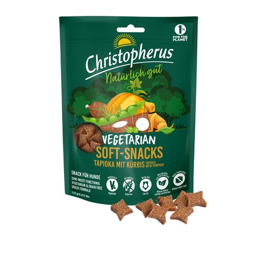 Christopherus Dog food CH Semi Moist Snack Vegetarian 125 gr.