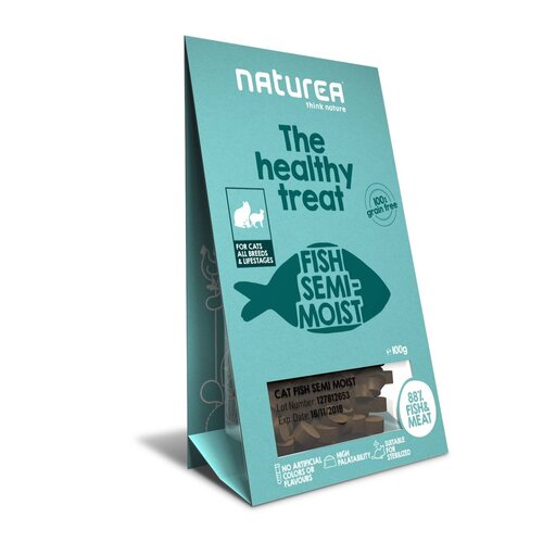 Naturea Naturea Cat Treats Fish Semi-Moist  100 gr.