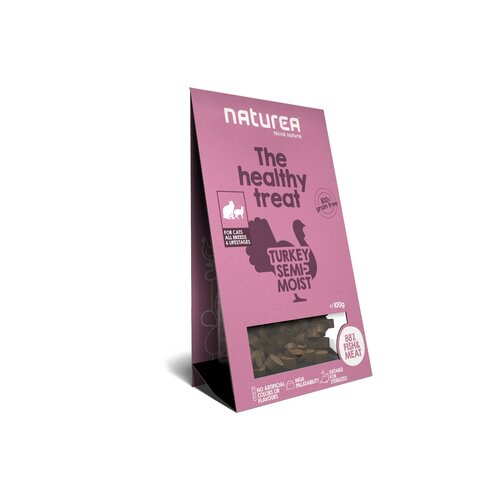 Naturea Naturea Cat Treats Turkey Semi-Moist  100 gr.