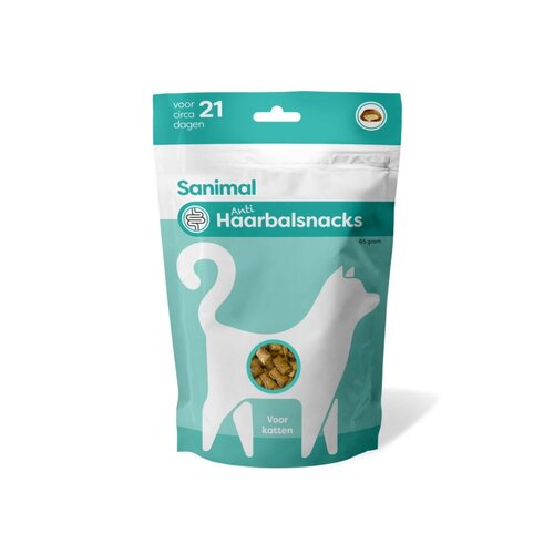 Sanimal Sanimal Anti-haarbalsnacks 65 gr.