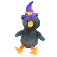 BOON HOND SPEELG. Boon hond speelgoed kraai met halloween hoed grijs eco 38cm