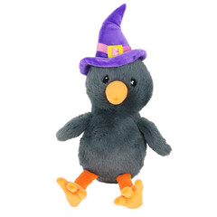 BOON HOND SPEELG. Boon hond speelgoed kraai met halloween hoed grijs eco 38cm