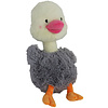 BOON HOND SPEELG. Boon hond speelgoed struisvogel pluche grijs/wit+piep eco 50cm