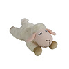 BOON HOND SPEELG. Boon hond speelgoed schaap pluche liggend beige+piep eco 27cm