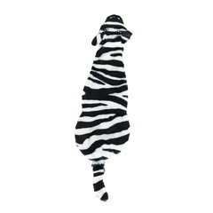 BOON HOND SPEELG. Boon hond zebra pluche + piep zwart/wit 55cm