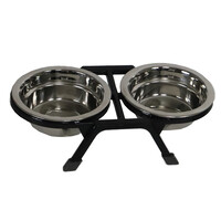 Boon Boon dinnerset pl.+2 Rvs bakken zwart 11,5cm