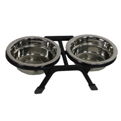 Boon Boon dinnerset pl.+2 Rvs bakken zwart 11,5cm