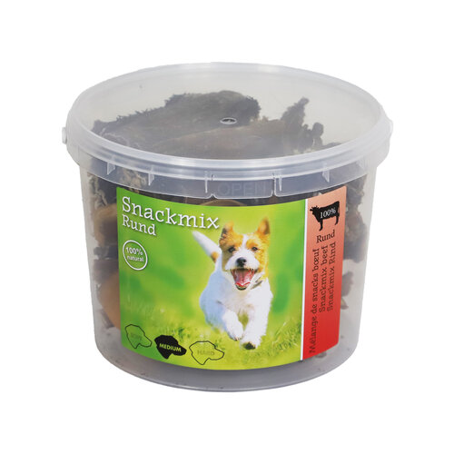 Natuurlijke snack Natuurlijke snack snackmix rund 500 gram in emmer