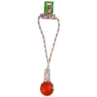 BOON HOND SPEELG. Boon apporteerbal + lus EVA drijvend oranje 45/9cm