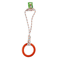 BOON HOND SPEELG. Boon apporteerring + lus EVA drijvend oranje 55/16cm