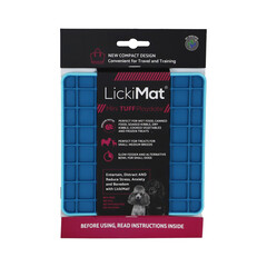 LICKIMAT Lickimat likmat mini tuff playdate hond turquoise 15cm