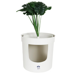 Moderna Moderna kattentoilet hidden planter wit