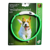 Boon Boon veiligheidshalsband LED 30-40cm verstelbaar groen