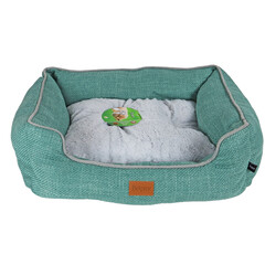 Boony Boony divan linnenlook 60 x 50cm pastel groen