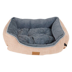 Boony Boony divan linnenlook 50 x 40cm pastel roze