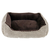 Boon Boon divan corduroy 50 x 40cm taupe/bruin