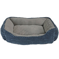 Boon Boon divan corduroy 50 x 40cm blauw/grijs