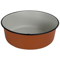 Boon Boon eetbak RVS pawprint 20cm/1900ml terracotta